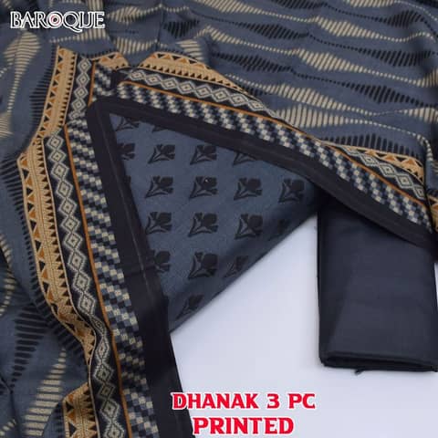 Mix Brand Printed Dhanak 3PC