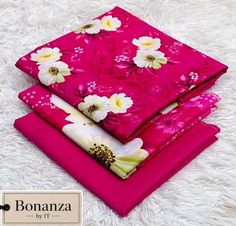 Bonanza Original Printed Khaddar 3PC — photo 3