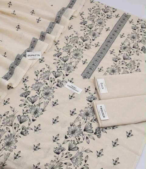 Multani Khaadi Khaddar Embroidered 3PC — photo 5