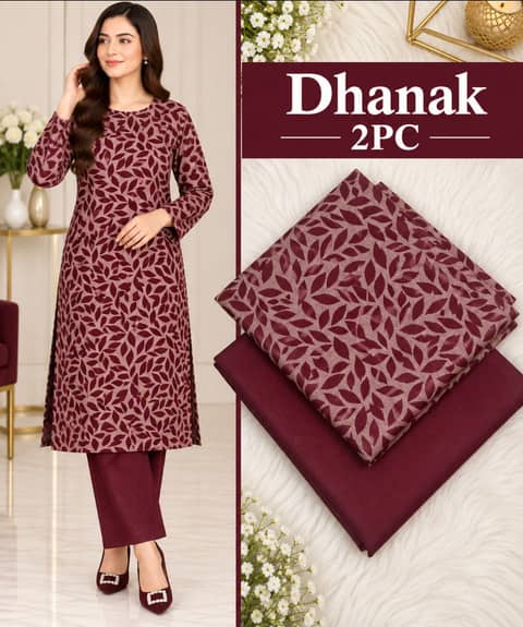 Lakhany Printed Dhanak Marina 2PC